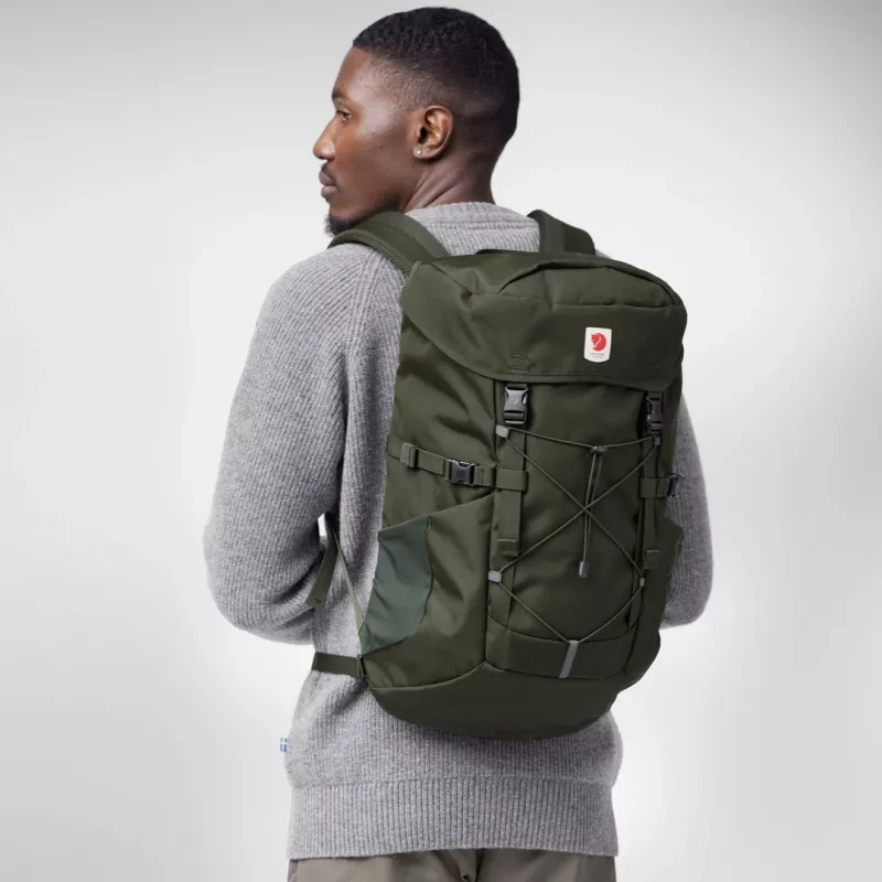 Fjällräven Skule Top 26 Mochila verde Oxford poliéster reciclado
