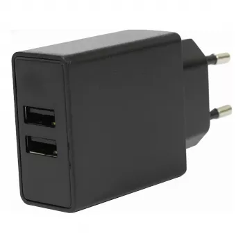 FLEPO NT-USB-103 cargador USB 2 puertos 100-240V AC a 5V DC 3A 15W blanco