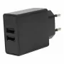 FLEPO NT-USB-103 cargador USB 2 puertos 100-240V AC a 5V DC 3A 15W blanco