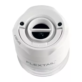 FLEXTAIL Tiny Pump 3X Bomba eléctrica portátil, linterna LED, USB-C, blanco