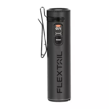 Flextail ZERO 1200 Linterna, 1200 lúmenes, IPX7, recargable por USB-C, Negro