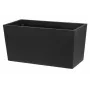 Flowerpot Thermo Patio D76 negro 76 cm macetero redondo de doble pared aislado para exterior
