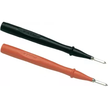Fluke TP1-1 set de puntas de prueba Slim-Reach, CAT II 1000 V, 10 A, puntas de acero inoxidable, negro/rojo (3971265)