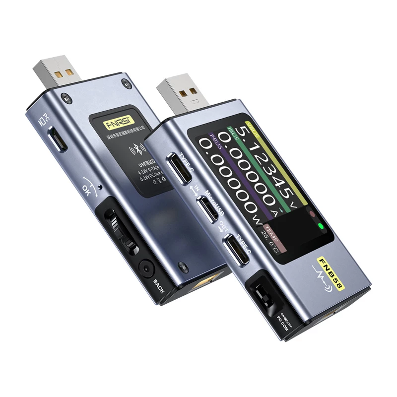 FNIRSI FNB58 BT Probador de puerto USB con Bluetooth
