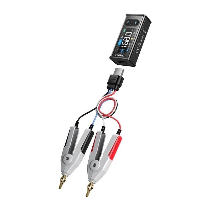FNIRSI LCR-ST2 Plus comprobador LCR, 100 Hz–100 kHz, L/C/R/ESR/D/Q, pantalla a color, recargable
