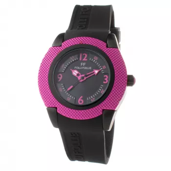 Folli Follie Donatella Reloj de cuarzo para mujer 40mm Oro rosa acero inoxidable piel rosa