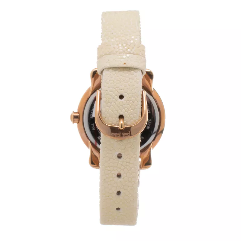 FOLLI FOLLIE Donatella Reloj de mujer de cuarzo WF14B002SPS 35mm oro rosa acero inoxidable piel rosa