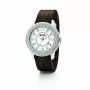 Folli Follie Donatella Reloj de cuarzo de mujer WF5T003ZTW 30mm oro rosa acero inoxidable piel blanca