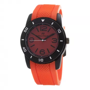 Folli Follie Donatella reloj de cuarzo para mujer WT13K002ZPR 38mm caja de acero inoxidable color oro rosa correa de piel rosa