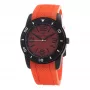 Folli Follie Donatella reloj de cuarzo para mujer WT13K002ZPR 38mm caja de acero inoxidable color oro rosa correa de piel rosa