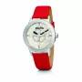 FOLLI FOLLIE Donatella Reloj para mujer WF13T040SPWR 32mm oro rosa acero inoxidable piel blanca