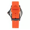 Folli Follie Dynamic Reloj hombre analógico de cuarzo 40mm Caja de acero inoxidable Esfera negra Correa de piel