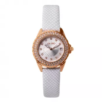 Reloj analógico de cuarzo de mujer Folli Follie Heart4Heart WF1B006ST 33 mm plata acero inoxidable