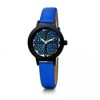 Folli Follie Reloj de mujer Heart4Heart Cuarzo Analógico WF2Y005SSU 30mm Plata Acero inoxidable