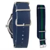 Folli Follie Reloj hombre WT14T0015DV 40mm acero inoxidable cuarzo analógico esfera negra correa de piel