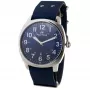 Folli Follie Reloj hombre WT14T0015DV 40mm acero inoxidable cuarzo analógico esfera negra correa de piel