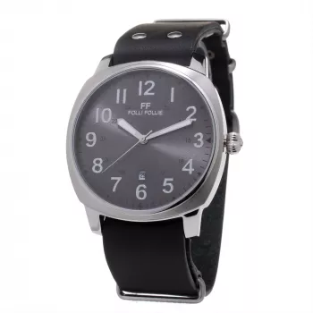 Reloj de hombre Folli Follie WT14T001SDN 40 mm acero inoxidable piel cuarzo analógico