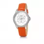 Folli Follie Santorini Flower reloj de cuarzo para mujer WF15A031SPW 35mm correa de piel blanca