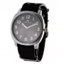 FOLLI FOLLIE unisex reloj WT14T0015DSDF 40mm acero inoxidable cuarzo analógico esfera negra correa de silicona