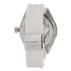 FOLLI FOLLIE reloj de mujer WF0T027ZDP 45mm acero inoxidable cuarzo esfera blanca piel negra