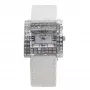 FOLLI FOLLIE Reloj de mujer WF7A007SPS (35mm) - Caja de acero inoxidable, correa de piel rosa, movimiento de cuarzo