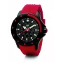 Folli Follie Reloj de mujer WF1Y002ZDR 40mm oro rosa acero inoxidable y piel marrón