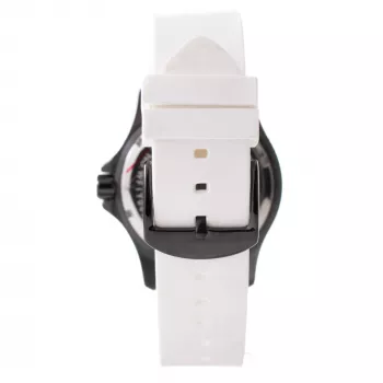 Folli Follie Woman WF1Y002ZDW 42mm reloj analógico de cuarzo correa de piel blanca