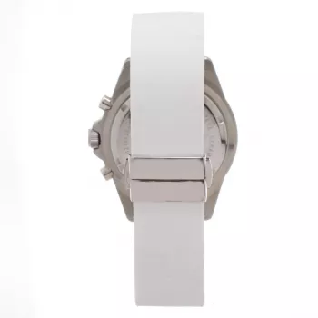 Folli Follie Reloj de mujer Dynasty de cuarzo analógico WF8T031ZEW 45mm piel blanca