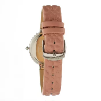 Reloj FOLLI FOLLIE mujer WF13A032SPRDF 32mm caja de acero inoxidable oro rosa esfera blanca correa de piel rosa cuarzo analógico
