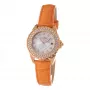 Reloj de mujer FOLLI FOLLIE WF13B071STN 30 mm oro rosa acero inoxidable y piel beige