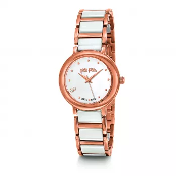 FOLLI FOLLIE Reloj de mujer WF15R011BSW (28mm) - Donatella Collection Acero inoxidable