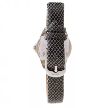 Folli Follie reloj mujer WF1A006STN 30 mm plata acero inoxidable piel marrón