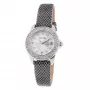 Folli Follie reloj mujer WF1A006STN 30 mm plata acero inoxidable piel marrón