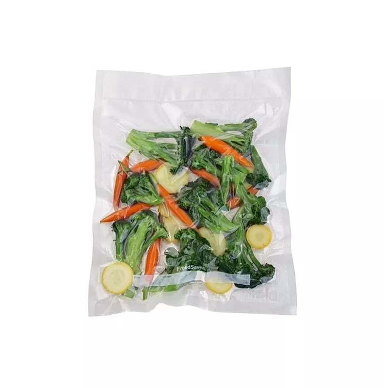 FoodSaver Macom 3201 Set rectangular de almacenamiento de alimentos con dispensador, 32 piezas, Blanco/Transparente
