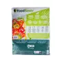 FoodSaver Macom 3201 Set rectangular de almacenamiento de alimentos con dispensador, 32 piezas, Blanco/Transparente