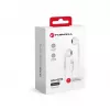 Forcell F-Audio HR-ME25 auriculares in-ear Lightning con micrófono y mando, blanco