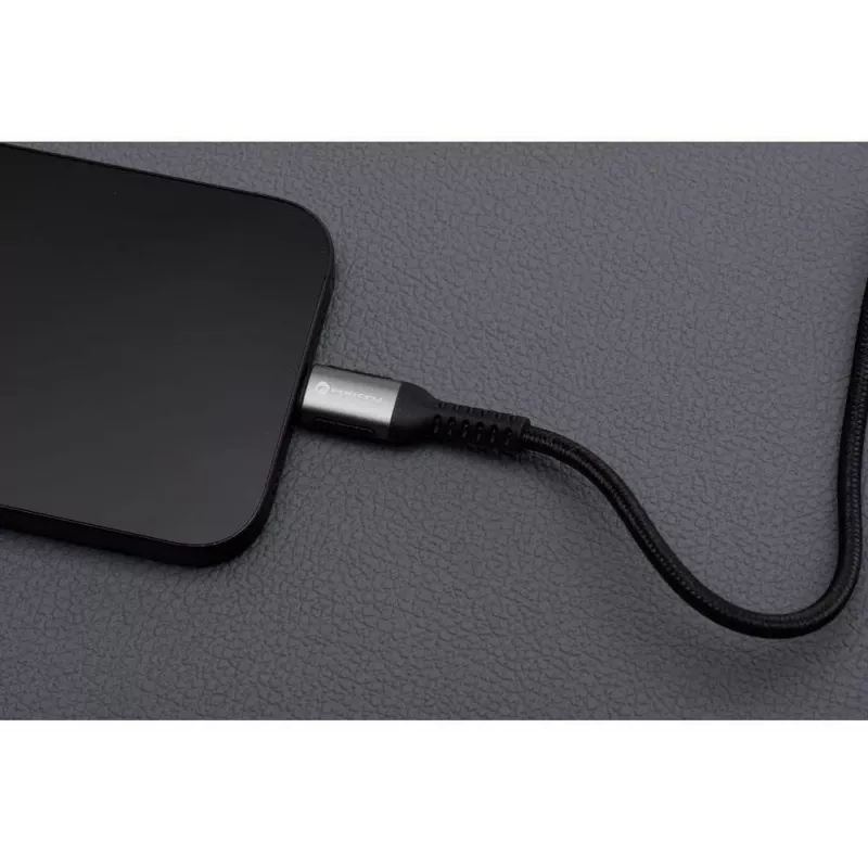 FORCELL F-Energy Cafule cable USB-C a USB-C 1,2 m 240 W 5 A PD QC 4.0 trenzado negro