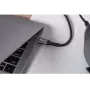 Forcell F-Energy Cafule cable USB-C a USB-C 2 m 240 W PD 5A QC 4.0 trenzado negro