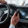 Forcell F-Energy Carbon cargador de coche USB-C QC3.0 PD 20W con cable USB-C a Lightning CC50-1C negro