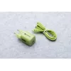 Forcell F-Energy GaN III VT-41 cargador de pared GaN 33 W, 1x USB-C PD 3.0/PPS y 1x USB-A QC 4.0, verde