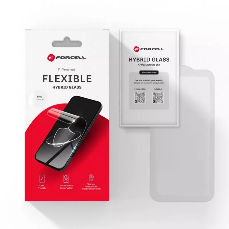 Forcell Protector de pantalla Hybrid Glass para Samsung Galaxy S24 Ultra - nanoglass flexible