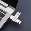 Forcell Pendrive 64GB USB 3.2 Gen 1 (USB-A / USB-C) F-Data Metal Duo plata