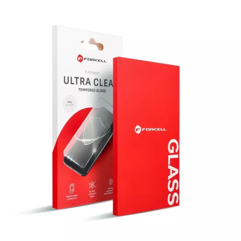 Forcell Ultra Clear Glass lámina protectora de cristal templado para Samsung Galaxy S22 / S23 - negro