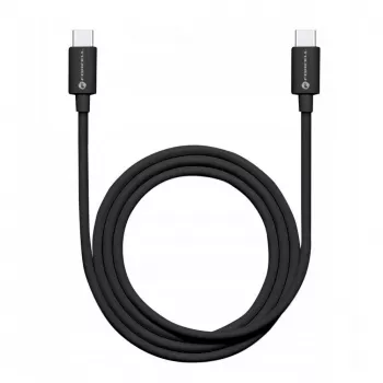Cable USB-C a USB-C Forcell F-Energy QC PD Tube 1m C293 negro