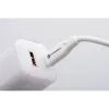 Forcell VT-41 Cargador de pared GaN III 33W con 1x USB-C PD 3.0 y 1x USB-A QC 4.0 (blanco)