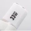 Forcell VT-41 Cargador de pared GaN III 33W con 1x USB-C PD 3.0 y 1x USB-A QC 4.0 (blanco)