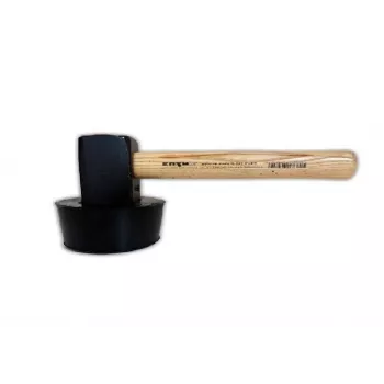FORGE mazo de empedrador 1,5kg cabeza de goma con mango de fibra de vidrio