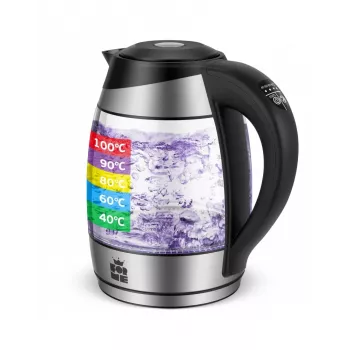 ForMe FKG-458 Hervidor Inalámbrico 1,8 L Acero Inoxidable / Negro