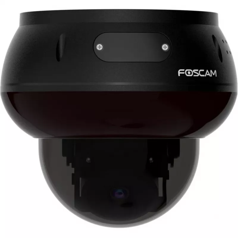 Foscam D8ET cámara de vigilancia IP negra 8MP (3840x2160), PoE, función PT, detección con IA, protección antivandálica IK10