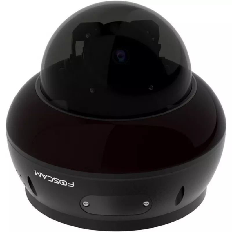Foscam D8ET cámara de vigilancia IP negra 8MP (3840x2160), PoE, función PT, detección con IA, protección antivandálica IK10